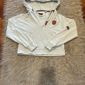 Wanakome Sky Blue Cropped‎ Hoodie